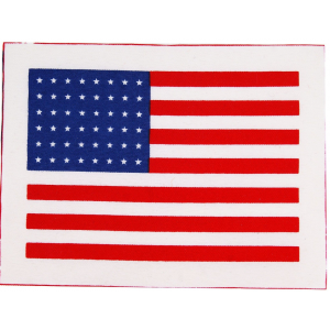 U. S. sleeve flag - WW2 era - 48 stars - repro